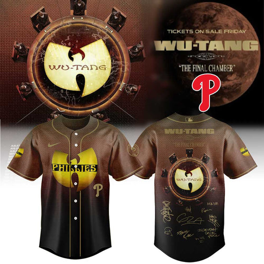 P Phillies x WuTang Clan Forever The Final Chamber 2026 Tour Jersey