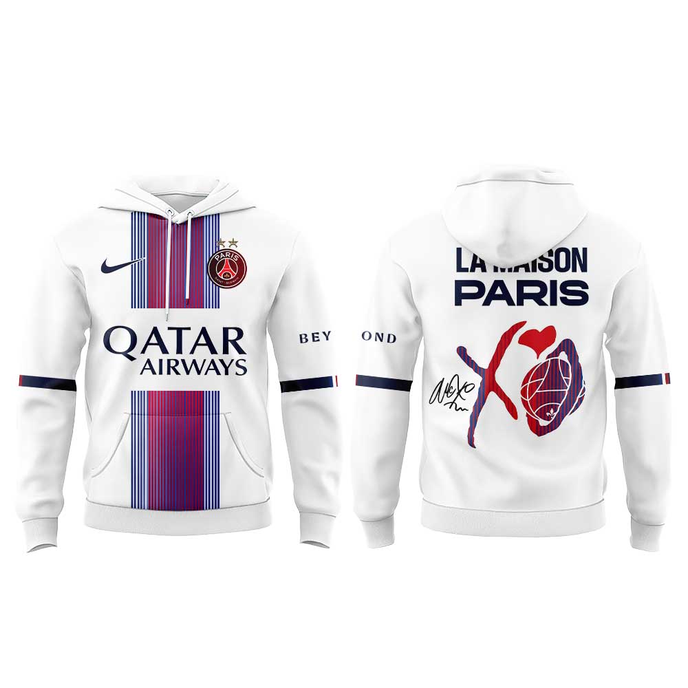 LA MAISON PARIS PSG x XO THE WEEKND Limited Hoodie