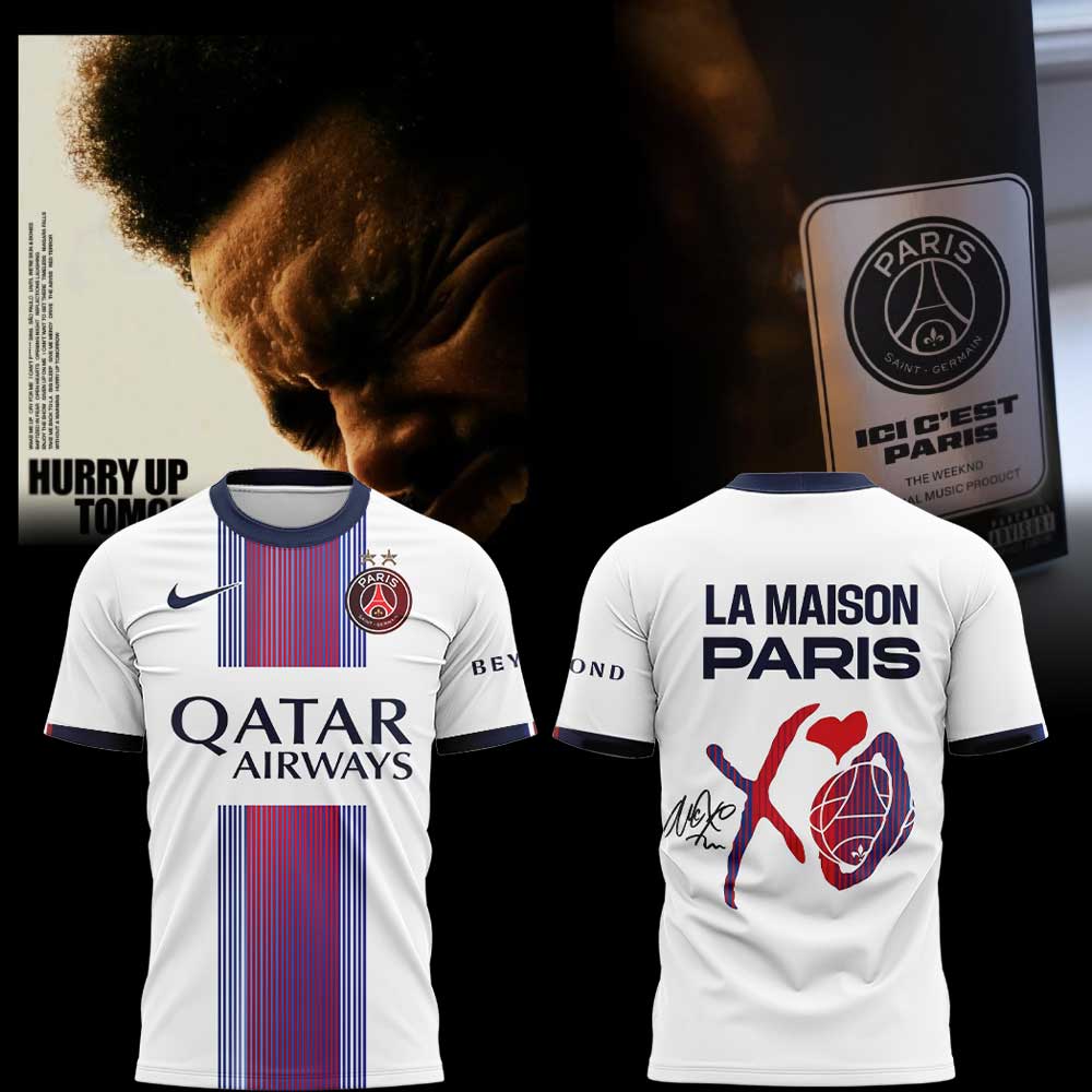 LA MAISON PARIS PSG x XO THE WEEKND Limited T-Shirt