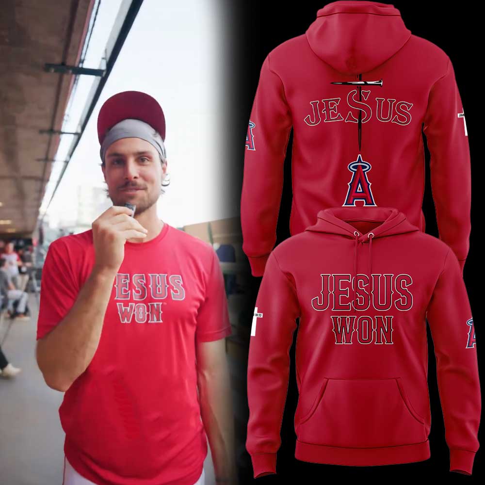 LA Angels Jesus Won 2026 Hoodie