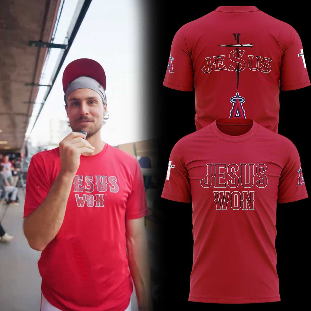 LA Angels Jesus Won 2026 Shirt