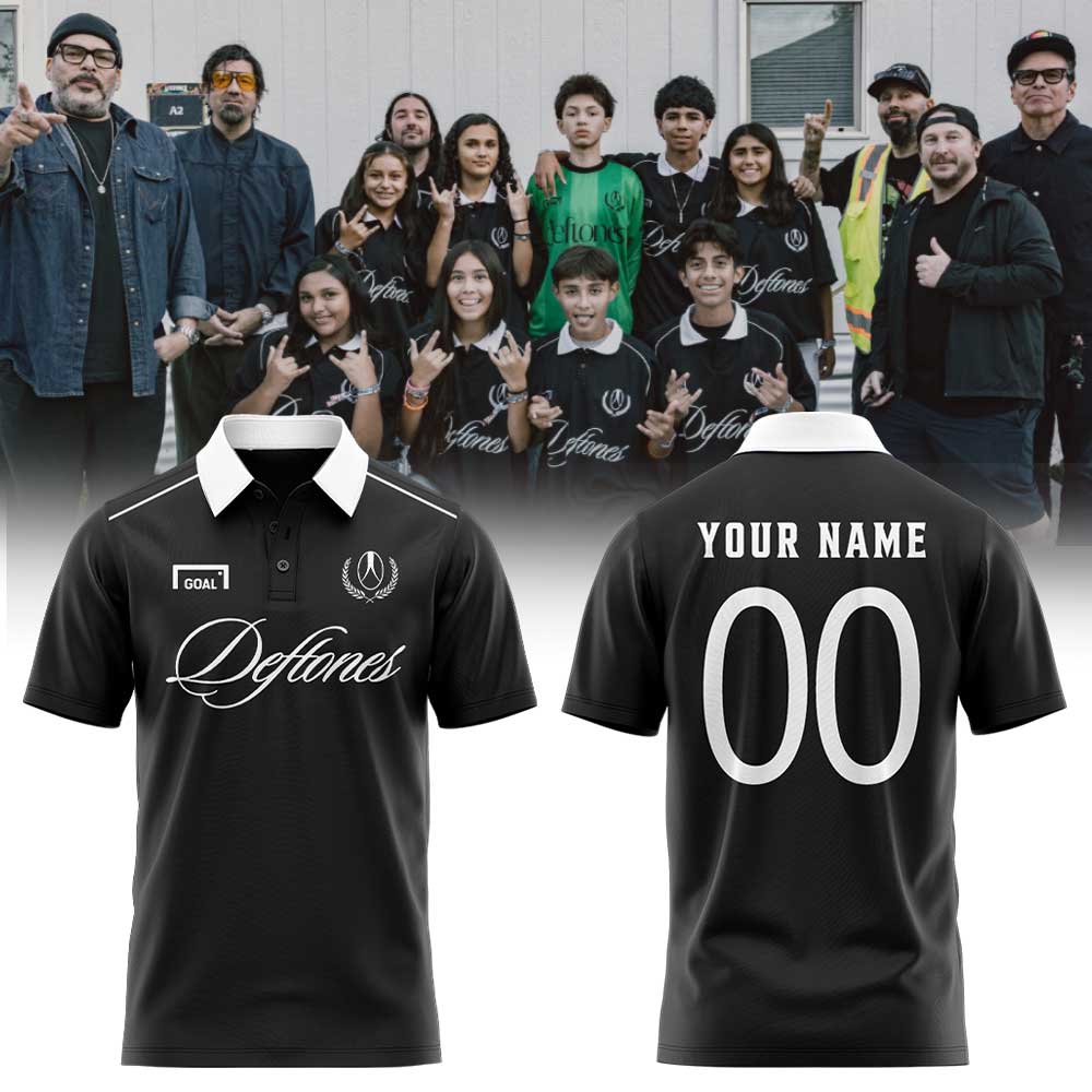 Deftones x Street Soccer USA Combo Polo Custom Name, Number