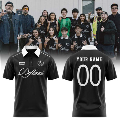 Deftones x Street Soccer USA Combo Polo Custom Name, Number
