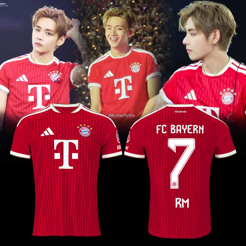 BTS WORLD TOUR ‘ARIRANG’ x RM x FC Bayern München Special presents for a special team! Jersey