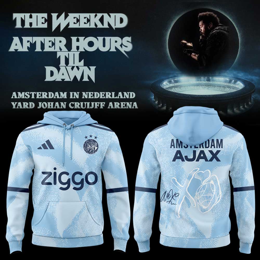 The Weeknd x Amsterdam Netherlands x After Hours Til Dawn Tour 2026 Hoodie