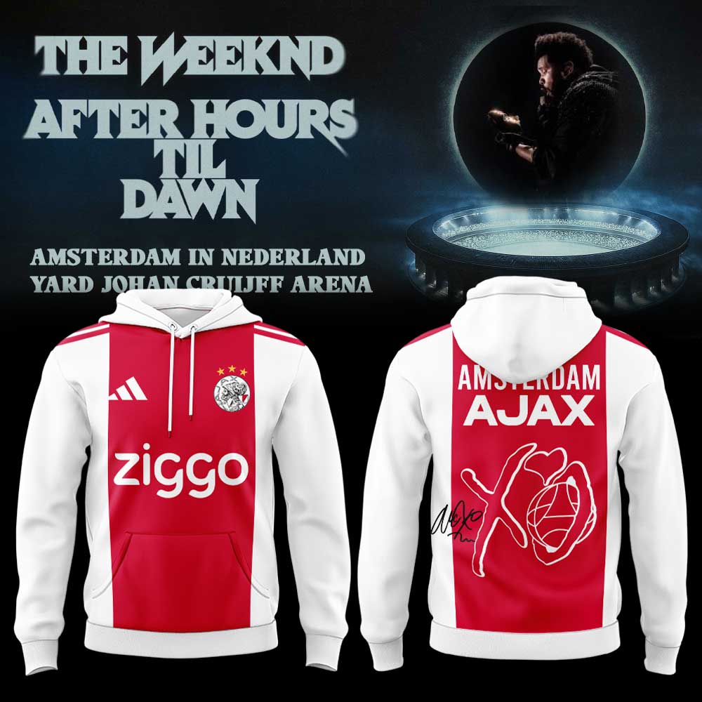 The Weeknd x Amsterdam Netherlands x After Hours Til Dawn Tour 2026 Hoodie