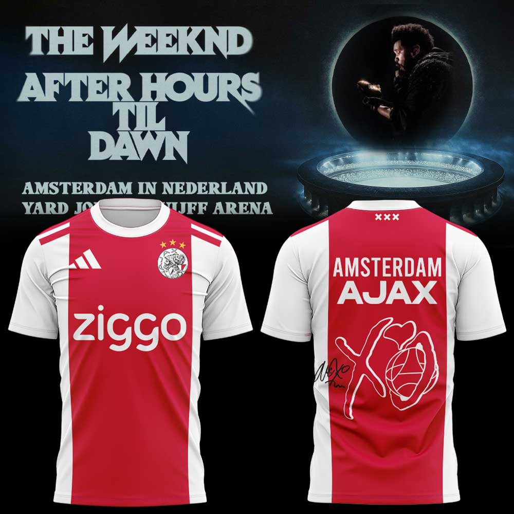 The Weeknd x Amsterdam Netherlands x After Hours Til Dawn Tour 2026 Shirt