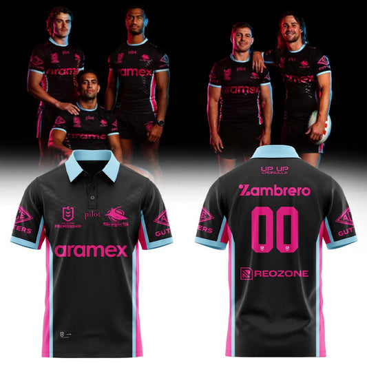 Cronulla Sharks Celebrating the Women Who Inspire Polo Custom Number