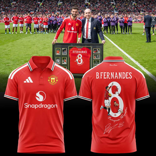 Manchester United x Bruno Fernandes Edition Limited Polo V2