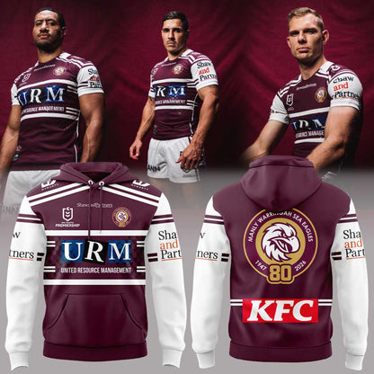 MS Eagles The 2026 Heritage Jersey celebrates the club’s 80th year Hoodie