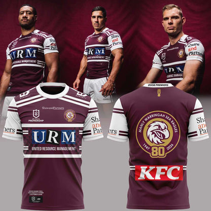 MS Eagles The 2026 Heritage Jersey celebrates the club’s 80th year Shirt