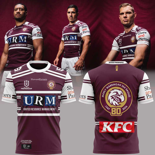 MS Eagles The 2026 Heritage Jersey celebrates the club’s 80th year Shirt