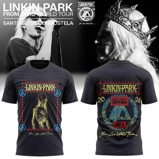 Linkin Park From Zero World Tour in Santiago de Compostela at O Son do Camiño Festival Shirt