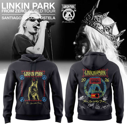 Linkin Park From Zero World Tour in Santiago de Compostela Limited Hoodie