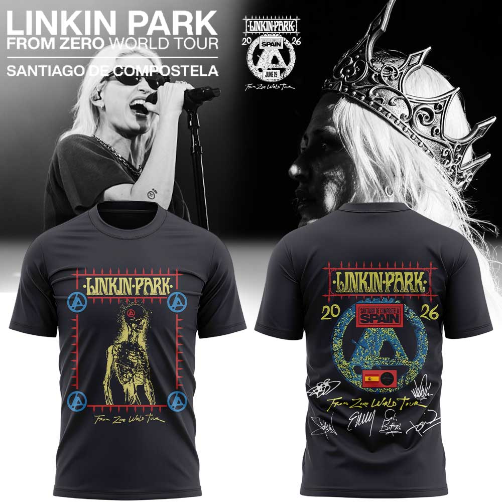 Linkin Park From Zero World Tour in Santiago de Compostela Limited Shirt
