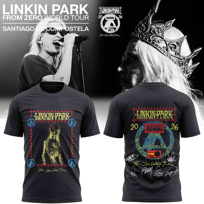 Linkin Park From Zero World Tour in Santiago de Compostela Limited Shirt