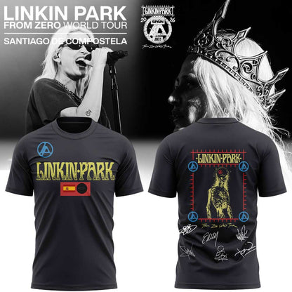 Linkin Park From Zero World Tour in Santiago de Compostela Limited Shirt