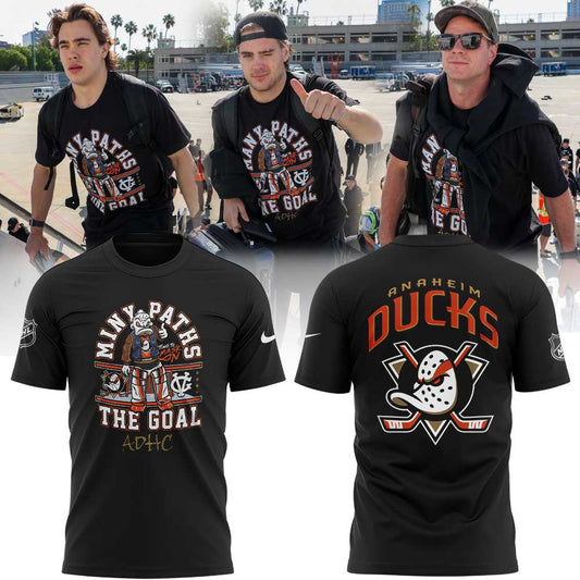 Anaheim Ducks the Goal Many Paths time to Mask on Shirt