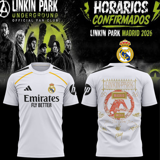 Linkin Park x Real Madrid From Zero World Tour 2026 in Madrid Limited Shirt