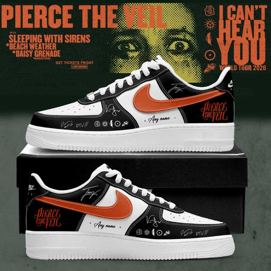 Pierce the Veil I Can’t Hear You World Tour 2026 Signature Custom Name Shoes