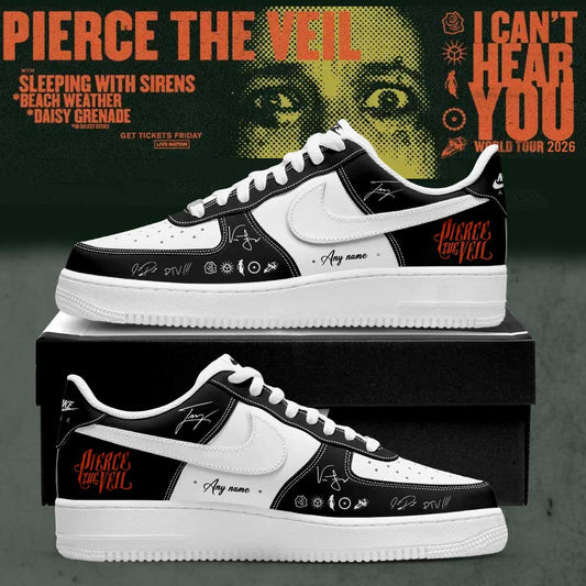 Pierce the Veil I Can’t Hear You World Tour 2026 Signature Custom Name Shoes