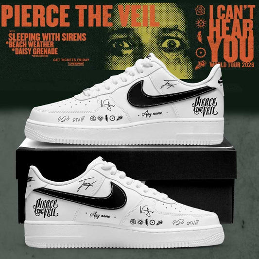 Pierce the Veil I Can’t Hear You World Tour 2026 Signature Custom Name Shoes