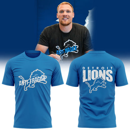 D Lions x Jack Campbell Our All-Pro linebacker Shirt Blue