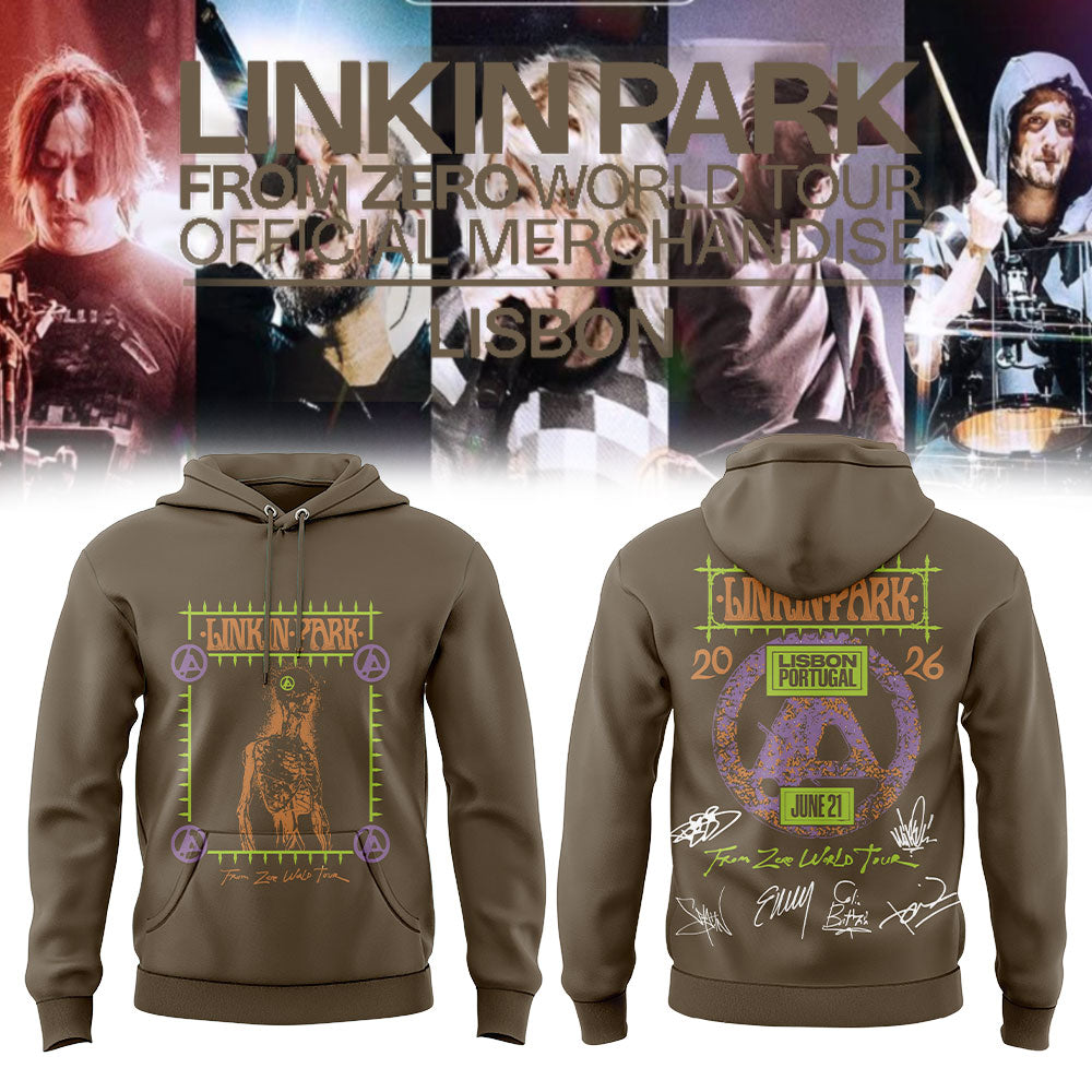 LINKIN PARK Official From Zero World Tour Merchandise in Lisbon, Portugal at Rock in Rio Festival Hoodie