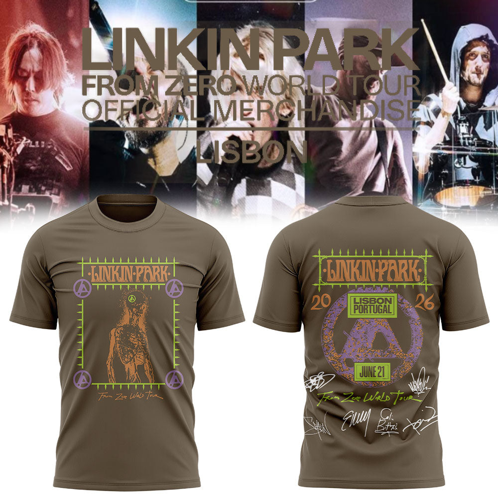 LINKIN PARK Official From Zero World Tour Merchandise in Lisbon, Portugal at Rock in Rio Festival Shirt