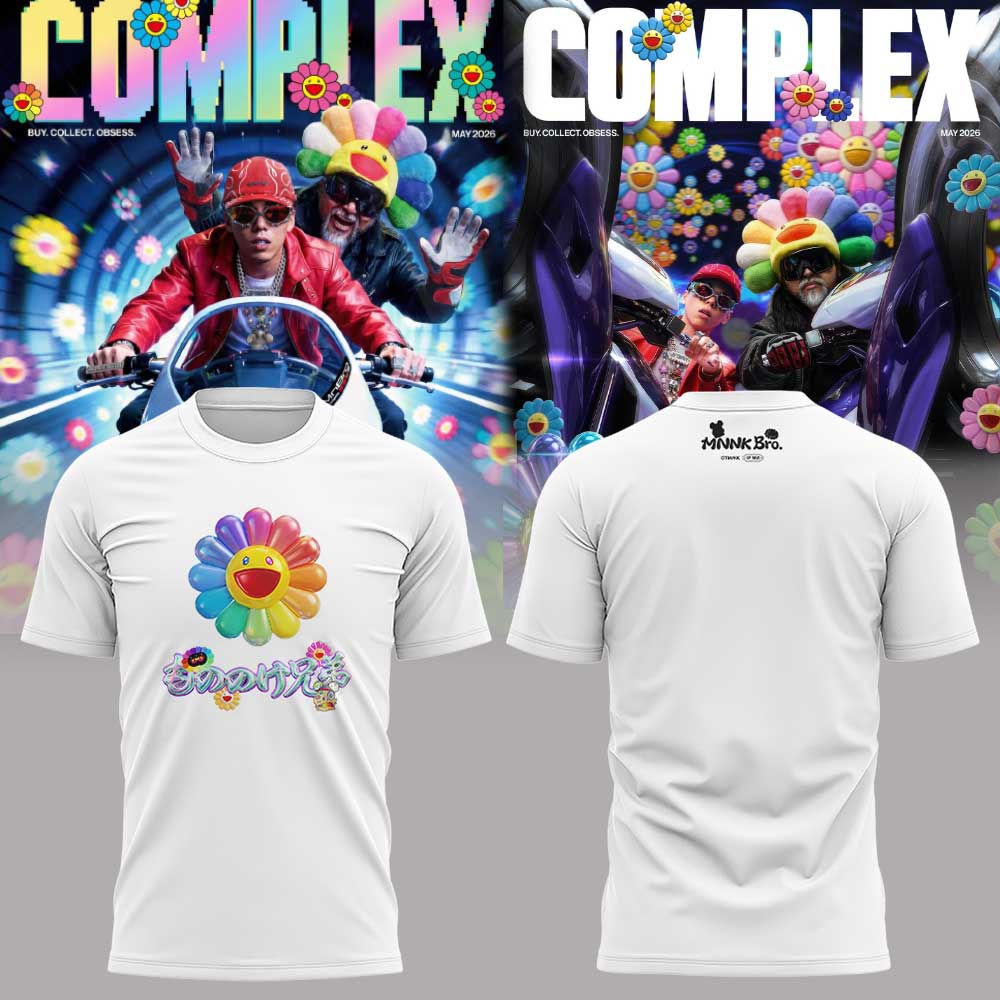 MNNK Bro. x Takashi Murakami x JP THE WAVY Collection 2026 Shirt White