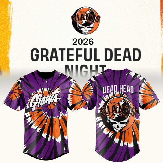 Limited Edition San Francisco Giants Grateful Dead Night 2026 Jersey