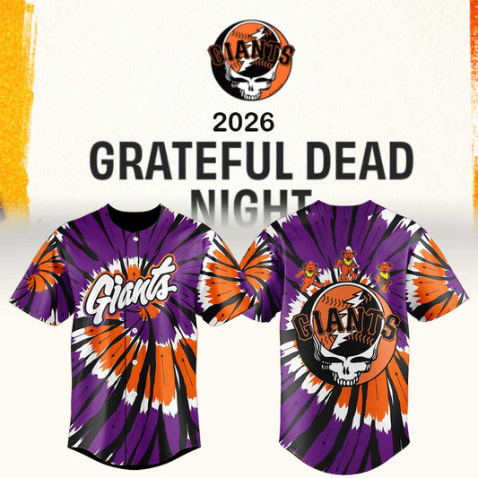Limited Edition San Francisco Giants Grateful Dead Night 2026 Jersey