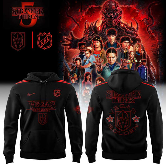 Vegas Golden Knights Stranger Things 5 Combo Hoodie