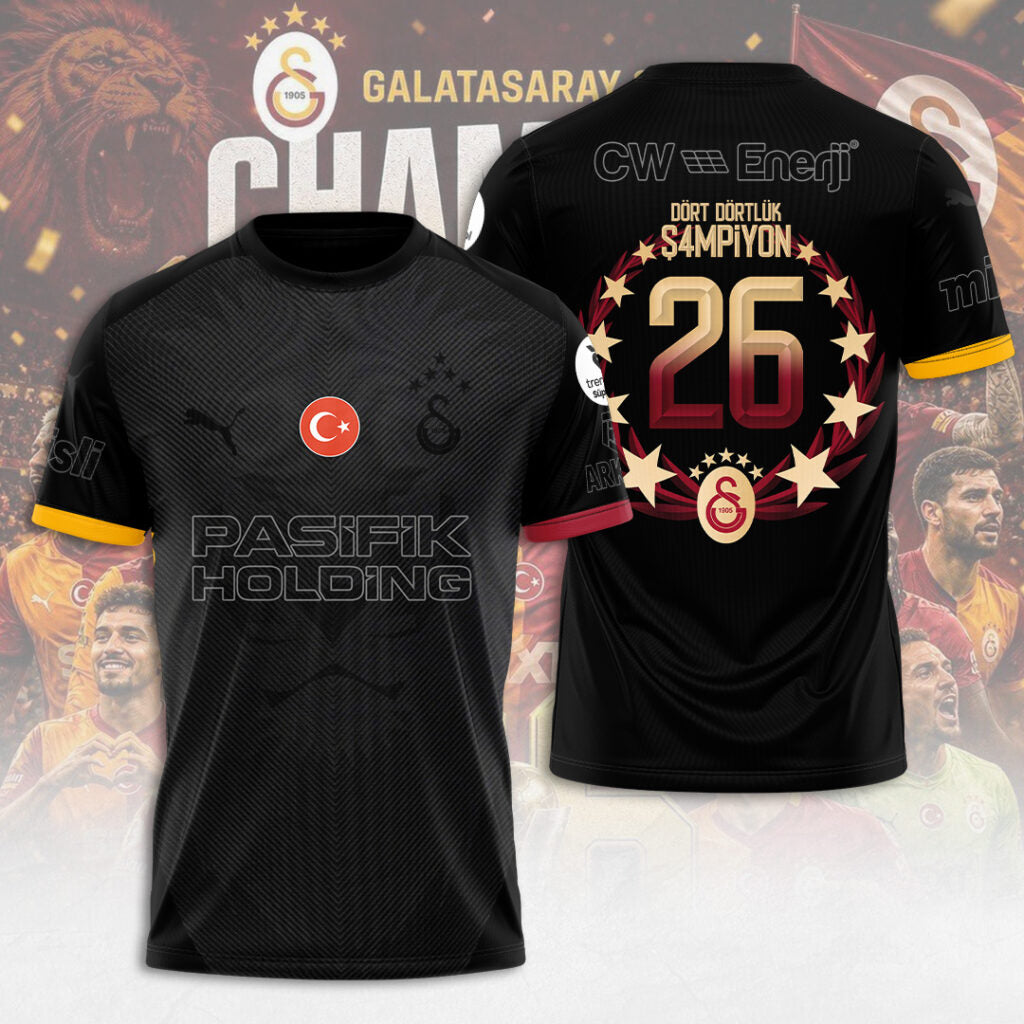 Galatasaray S.K. Turkish Champions 25/26 Limited Edition T.shirt