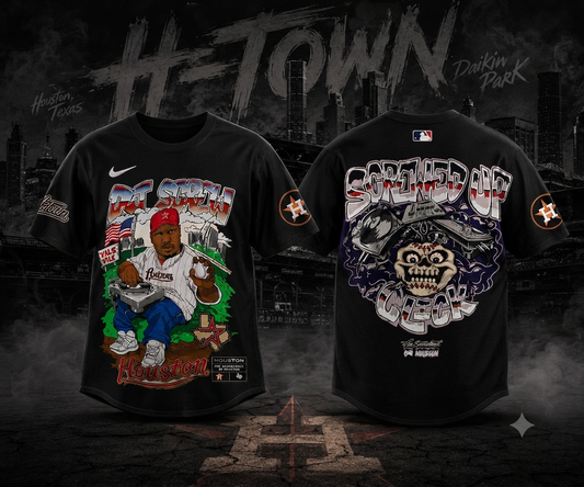 Official Houston Astros x DJ Screw Collection Shirt