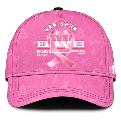New York Giants Special Breast Cancer Awareness Month Limited Edition Hoodie 2025