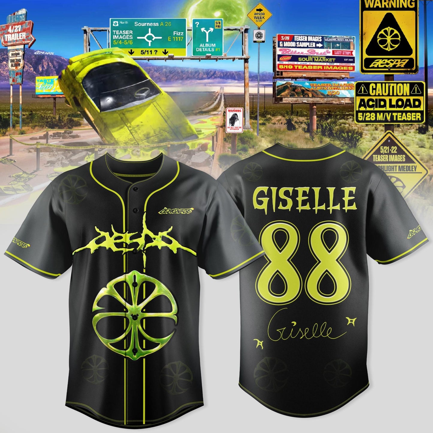aespa The 2nd Album 〖LEMONADE〗Jersey (Giselle)