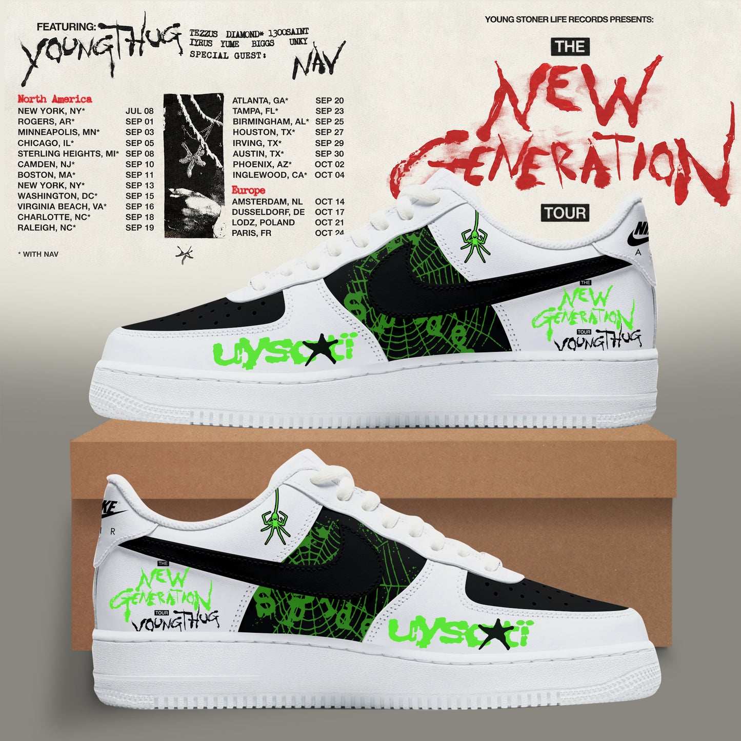 Young Thug – The New Generation World Tour 2026 Limited Shoes