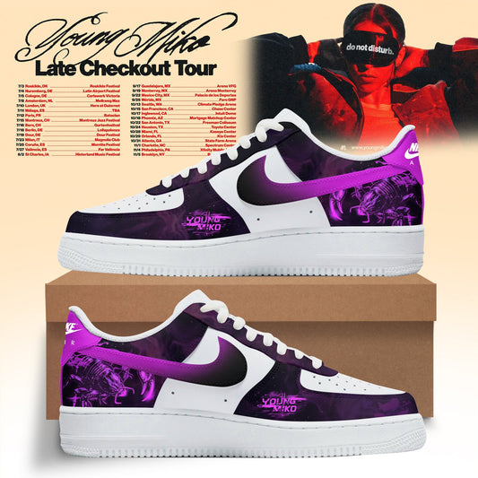 Young Miko “ Purple Chaos Low Shoes