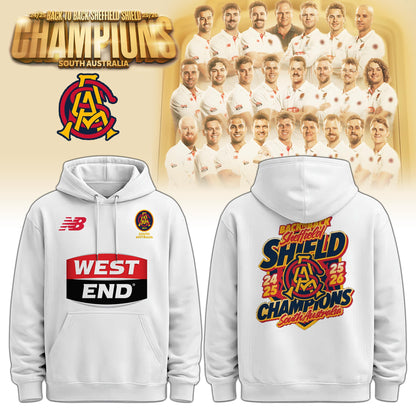 South Australia Special Back to Back Sheffield Shield Cricket Champions Limited Edition Hoodie
