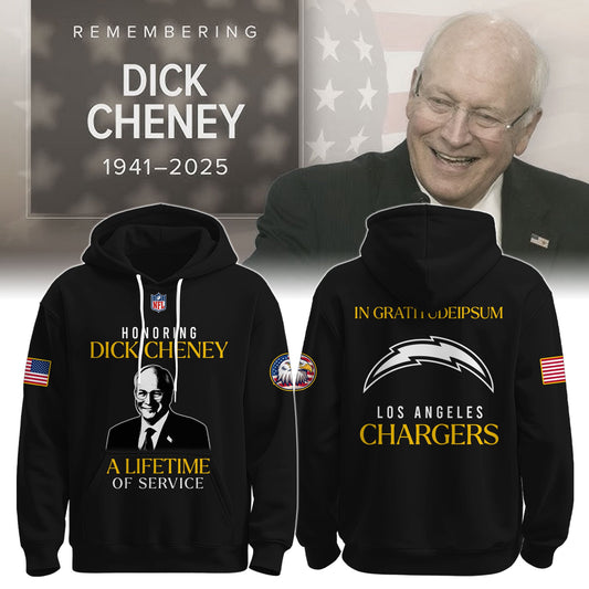 Los Angeles Chargers Dick Cheney Tribute Collection Hoodie Limited Release!�