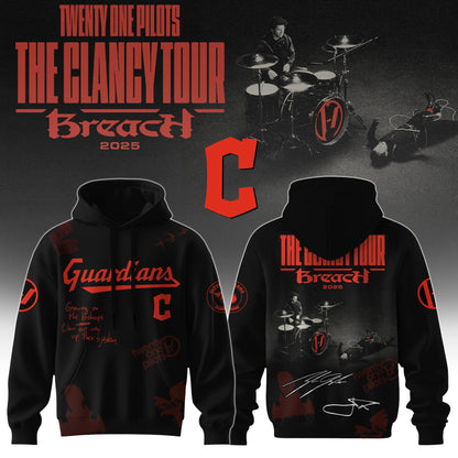 CLE x Twenty One Pilots The Glancy Tour 2025 Hoodie Limited Edition
