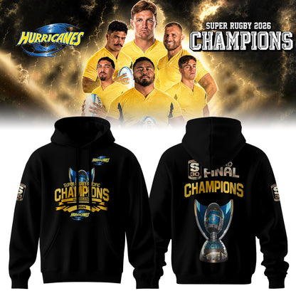 Hurricanes – Super Rugby Pacific 2026 Champions – Limited Edition Hoodie