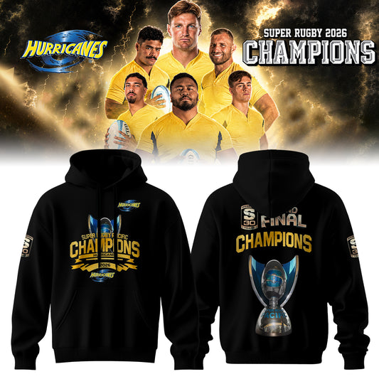 Hurricanes – Super Rugby Pacific 2026 Champions – Limited Edition Hoodie