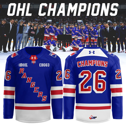 Kitchener Rangers Special OHL Champions 26 Limited Edition Jersey