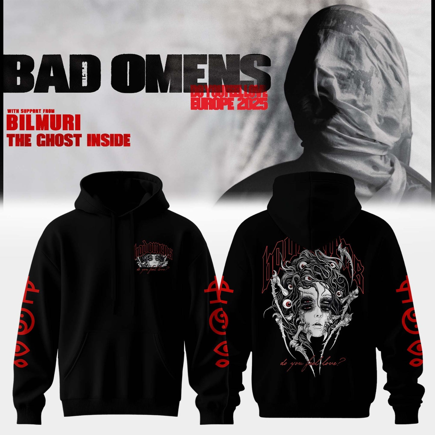 BAD OMENS: World Tour Limited Hoodie “ New Collection