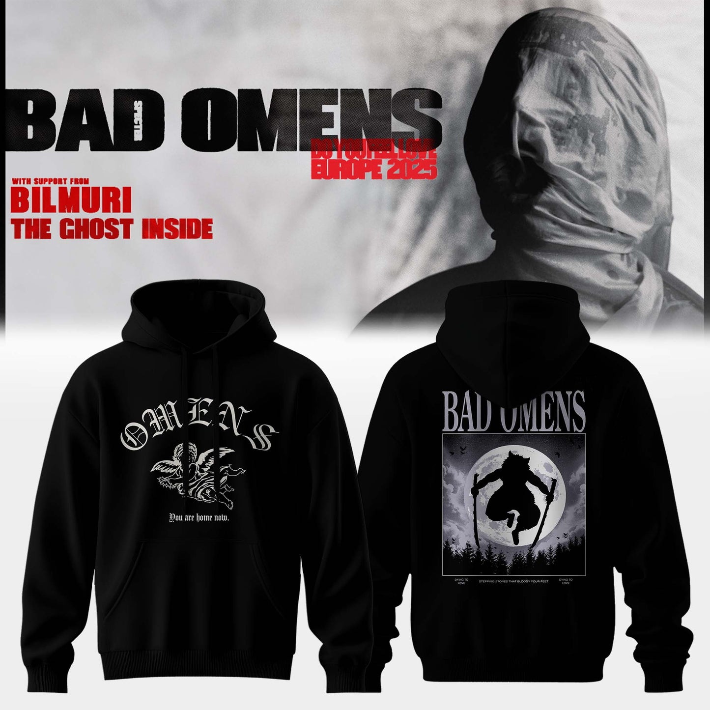BAD OMENS: World Tour Limited Hoodie “ New Collection