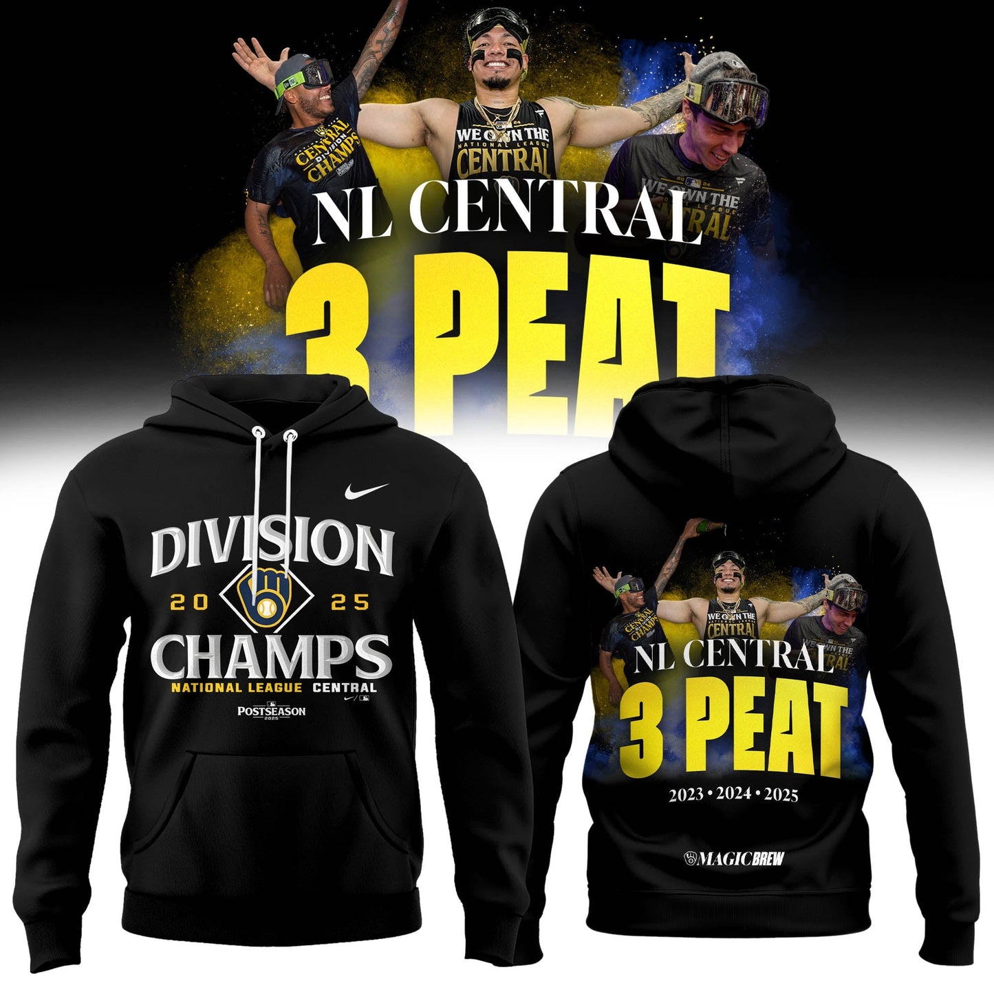 DO IT FOR UECK! The 2025 Brewers™ playoff merch Hoodie