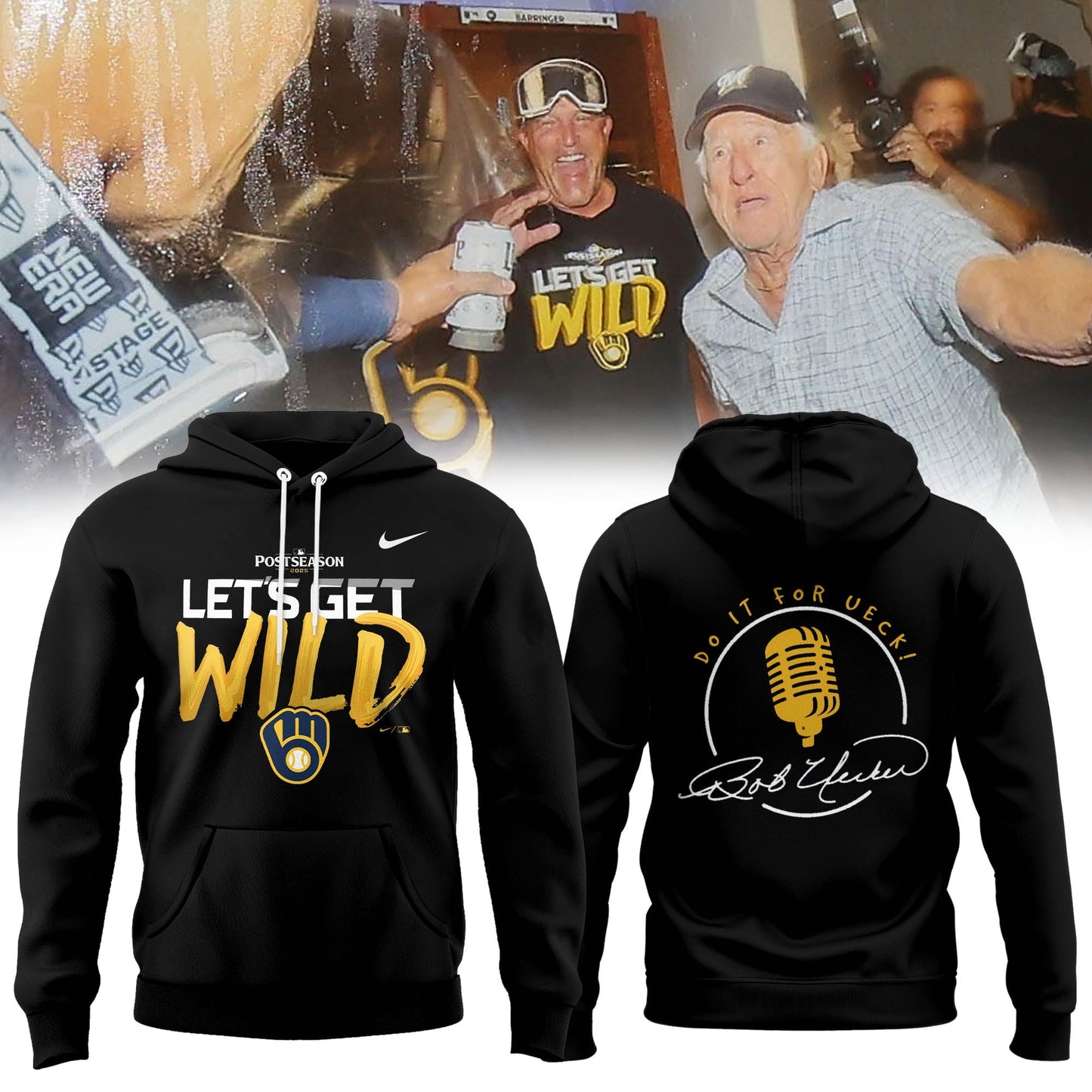 DO IT FOR UECK! The 2025 Brewers™ playoff merch Hoodie