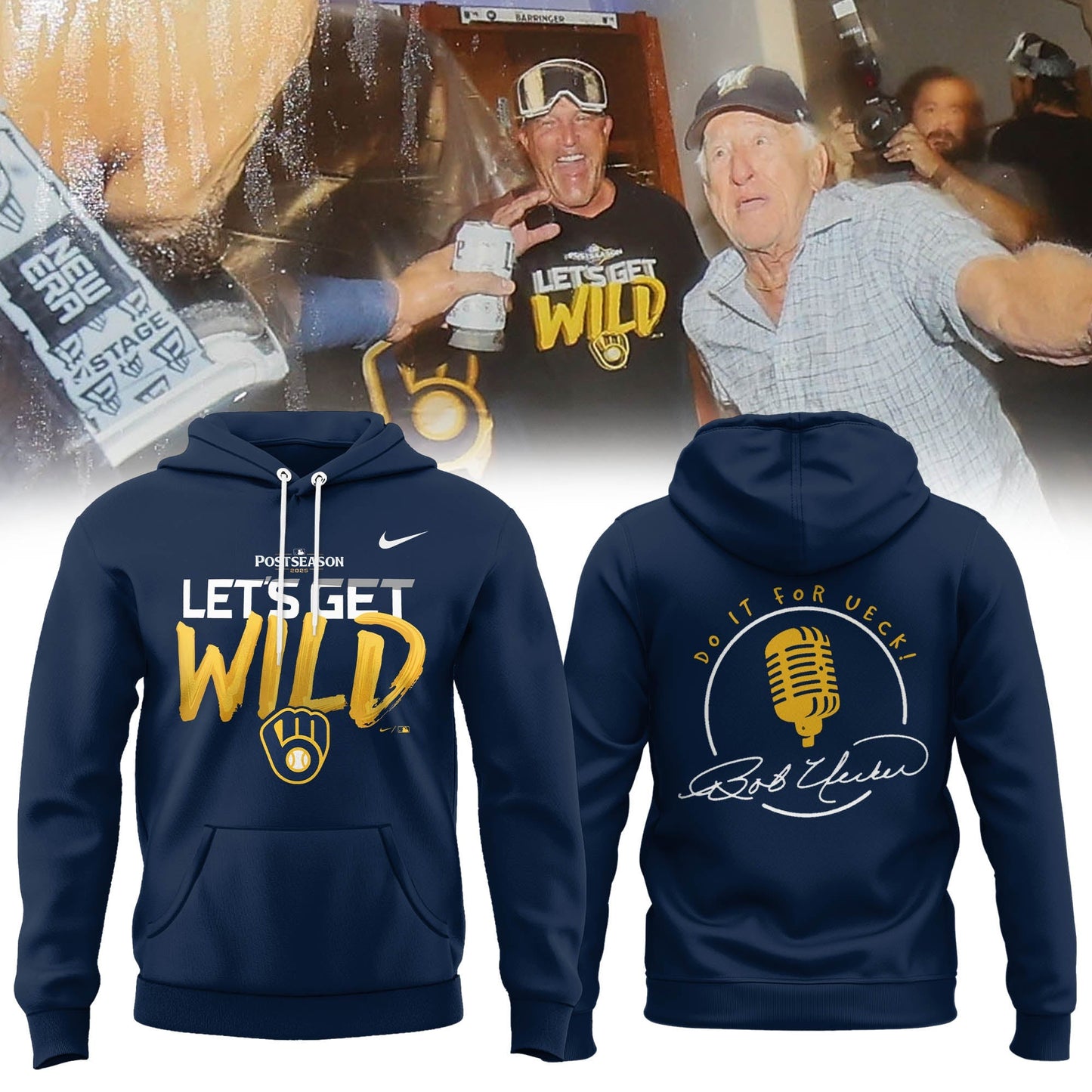 DO IT FOR UECK! The 2025 Brewers™ playoff merch Hoodie